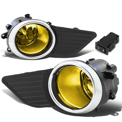 FAROS DE NIEBLA 11-17 TOYOTA SIENNA - DOES NOT FIT SE MODELS - WITH SWITCH, CHROME TRIM BEZEL - H11 BULB - AMBER