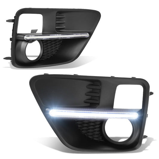 FAROS DE NIEBLA 15-17 SUBARU WRX , STI - LED - WITH BEZEL - CHROME / CLEAR