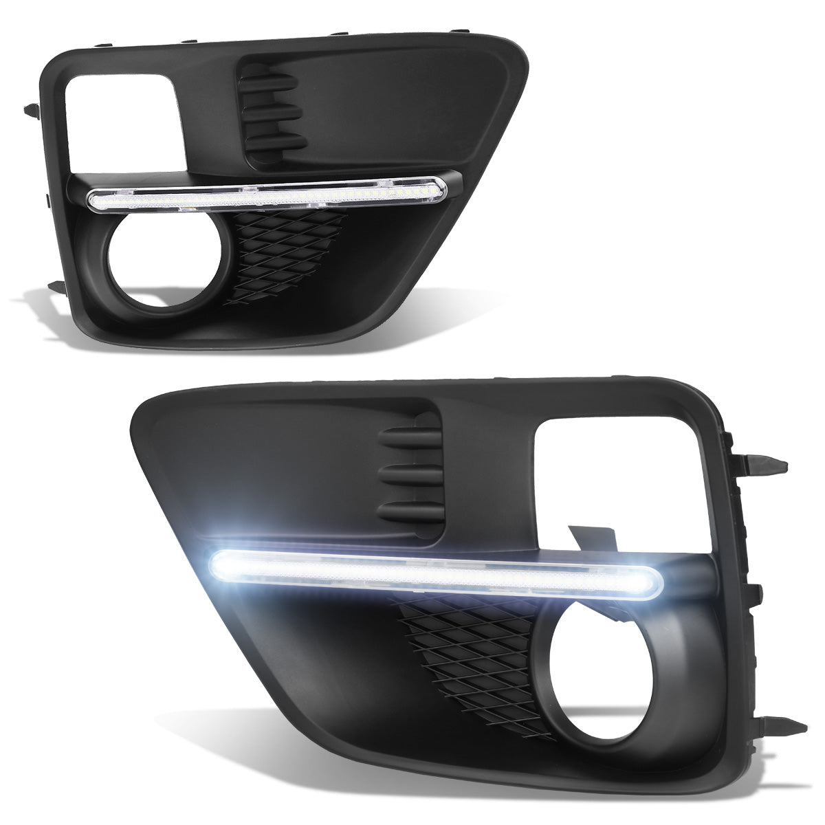 FAROS DE NIEBLA 15-17 SUBARU WRX , STI - LED - WITH BEZEL - CHROME / CLEAR
