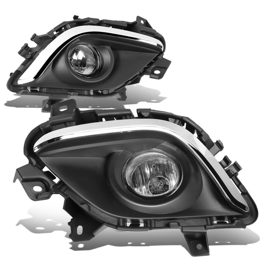 FAROS DE NIEBLA 14-16 MAZDA 6 - WITH SWITCH, CHROME TRIM BEZEL - H11 BULB - CHROME / CLEAR