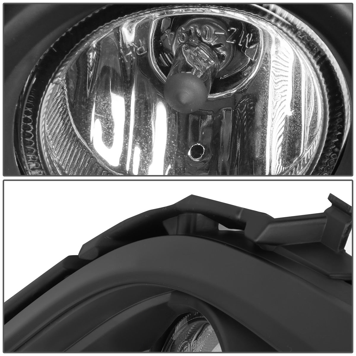 FAROS DE NIEBLA 14-16 MAZDA 6 - WITH SWITCH, BLACK BEZEL - H11 BULB - CHROME / CLEAR