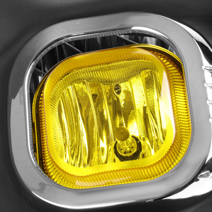 FAROS DE NIEBLA 11-16 FORD F-250, F-350, F-450, F-550 SUPER DUTY - WITH SWITCH, BEZEL - H10 BULB - AMBER