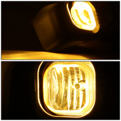 FAROS DE NIEBLA 11-16 FORD F-250, F-350, F-450, F-550 SUPER DUTY - WITH SWITCH, BEZEL - H10 BULB - AMBER