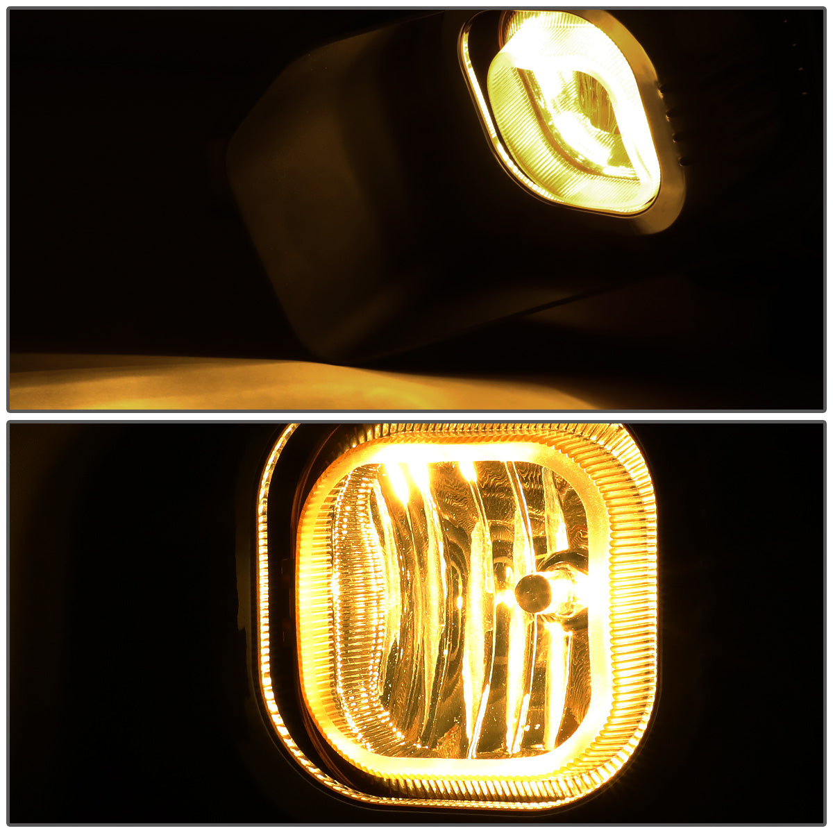 FAROS DE NIEBLA 11-16 FORD F-250, F-350, F-450, F-550 SUPER DUTY - WITH SWITCH, BEZEL - H10 BULB - SMOKE