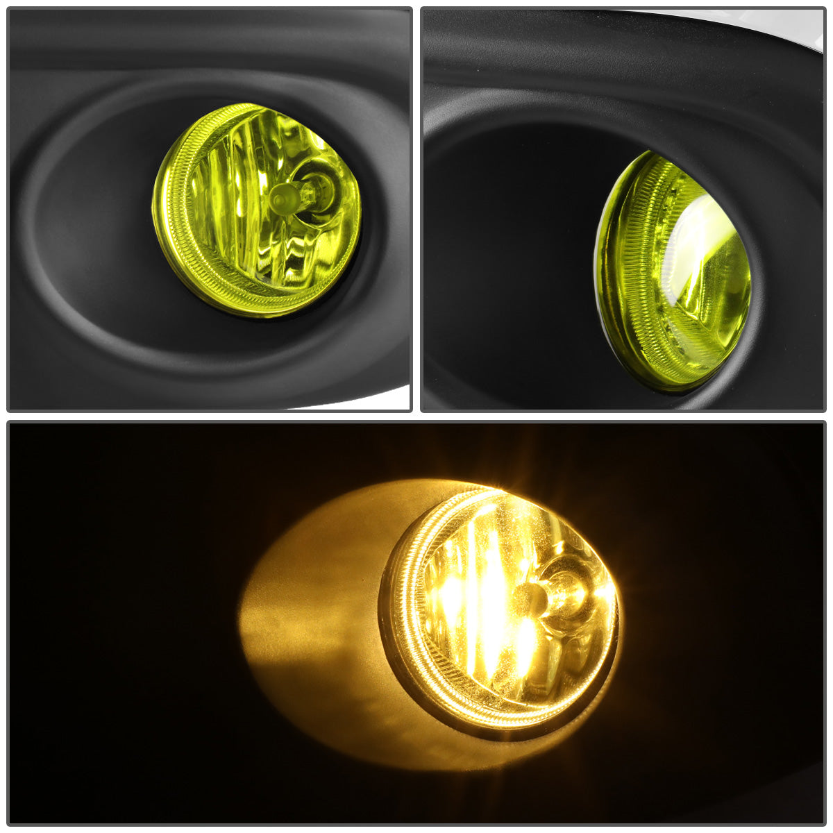 FAROS DE NIEBLA 2016 HONDA CIVIC - WITH SWITCH, BEZEL - H8 BULB - AMBER