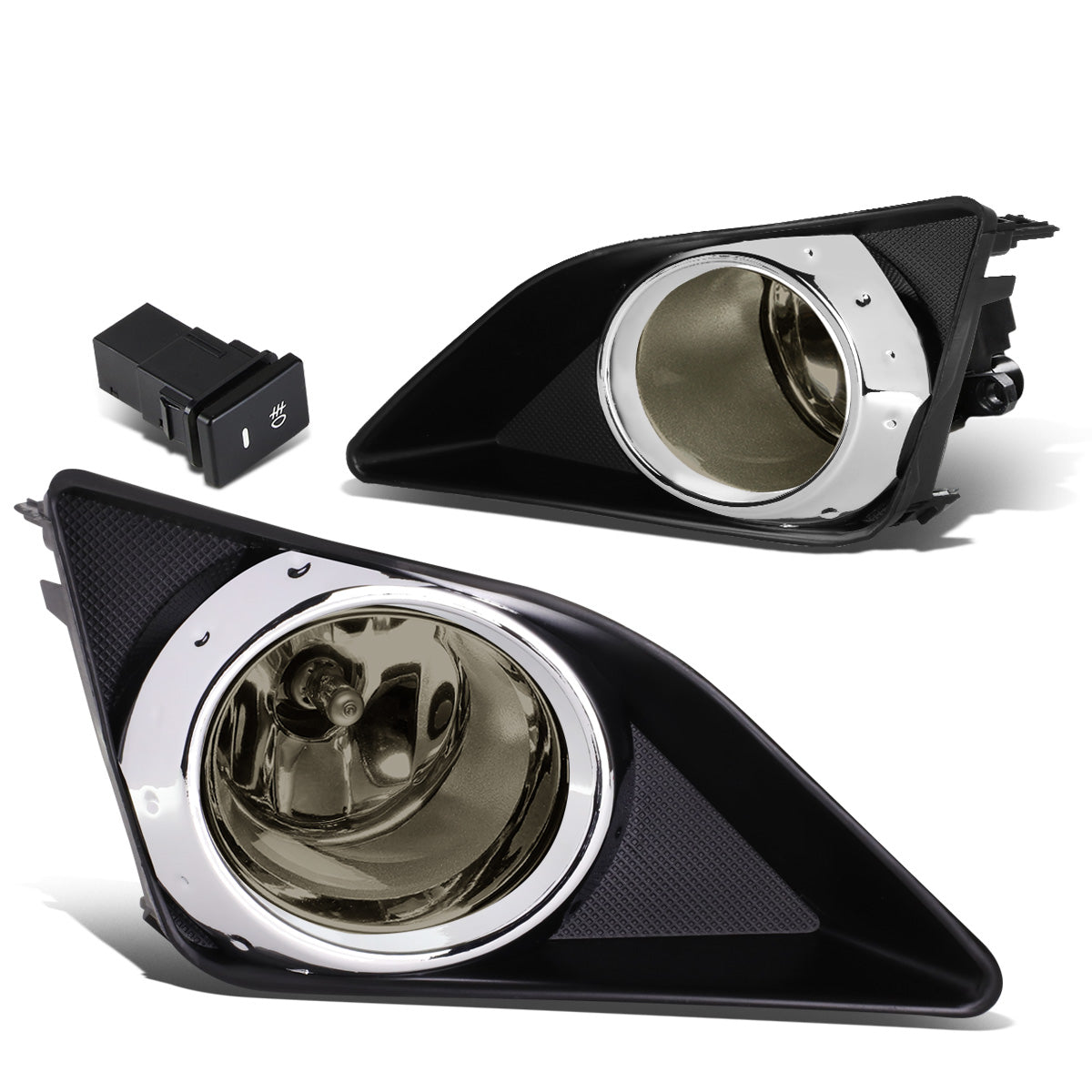 FAROS DE NIEBLA 09-10 TOYOTA COROLLA 4-DR SEDAN - WITH SWITCH, BEZEL - H11 BULBS - SMOKE