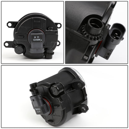 FAROS DE NIEBLA 09-10 TOYOTA COROLLA 4-DR SEDAN - WITH SWITCH, BEZEL - H11 BULBS - SMOKE
