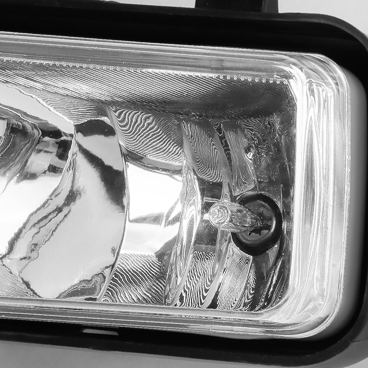 FAROS DE NIEBLA 15-18 GMC YUKON , XL - WITH SWITCH, BEZEL - 5202 BULB - CHROME / CLEAR