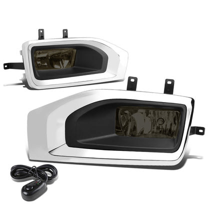 FAROS DE NIEBLA 15-18 GMC YUKON , XL - WITH SWITCH, BEZEL - 5202 BULB - SMOKE