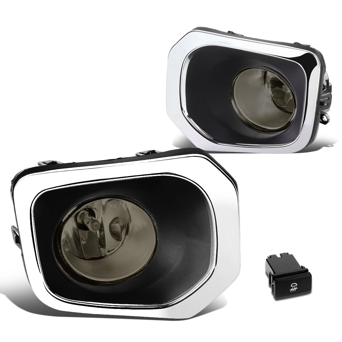 FAROS DE NIEBLA 16-17 TOYOTA TACOMA - WITH SWITCH, BEZEL - H11 BULB - SMOKE