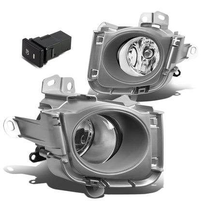 FAROS DE NIEBLA 10-12 TOYOTA PRIUS - WITH SWITCH, BEZEL - H11 BULB - CHROME / CLEAR