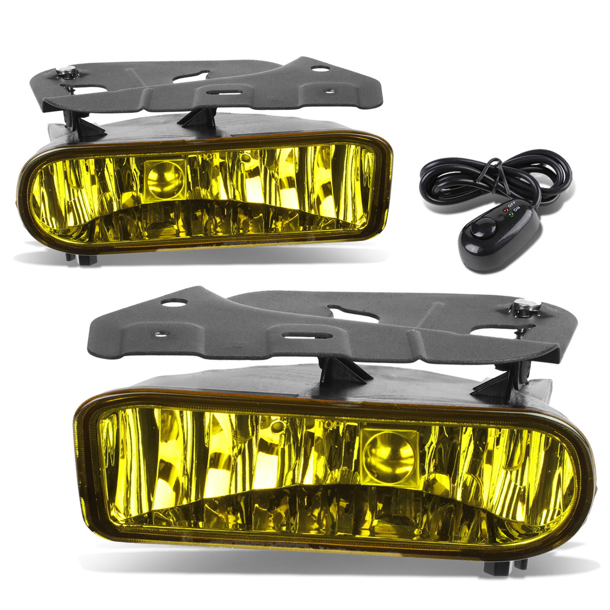 FAROS DE NIEBLA 02-06 CADILLAC ESCALADE - WITH SWITCH - 899 BULB - AMBER