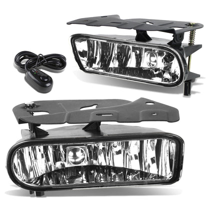 FAROS DE NIEBLA 02-06 CADILLAC ESCALADE - WITH SWITCH - 899 BULB - CHROME / CLEAR