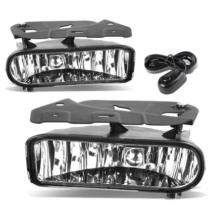 FAROS DE NIEBLA 02-06 CADILLAC ESCALADE - WITH SWITCH - 899 BULB - CHROME / CLEAR