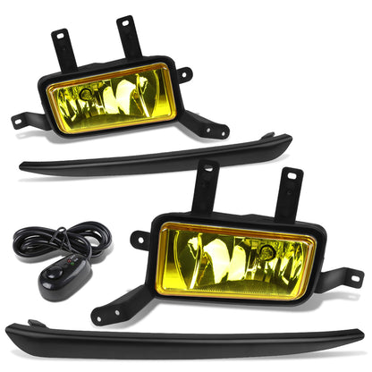 FAROS DE NIEBLA 15-20 CHEVY TAHOE, SUBURBAN / 16-19 SUBURBAN 3500HD - WITH SWITCH, BLACK BEZEL - 5202 BULB - AMBER