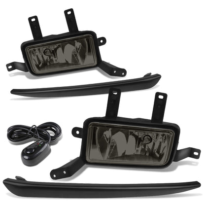 FAROS DE NIEBLA 15-20 CHEVY TAHOE, SUBURBAN / 16-19 SUBURBAN 3500HD - WITH SWITCH, BLACK BEZEL - 5202 BULB - SMOKE