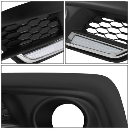 FAROS DE NIEBLA 16-18 HONDA CIVIC SEDAN, COUPE - WITH BLACK BEZEL - BLACK
