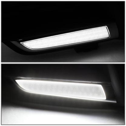 FAROS DE NIEBLA 16-18 HONDA CIVIC SEDAN, COUPE - WITH CHROME TRIM BEZEL - CLEAR