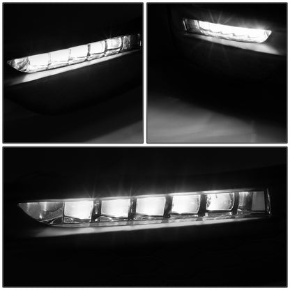 FAROS DE NIEBLA 16-17 HONDA ACCORD - HIGH POWERED LED - WITH SWITCH, BEZEL - SMOKE
