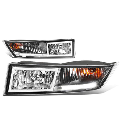 FAROS DE NIEBLA 07-13 CADILLAC ESCALADE EXT / 07-14 ESCALADE ESV - WITH SWITCH - CHROME / CLEAR