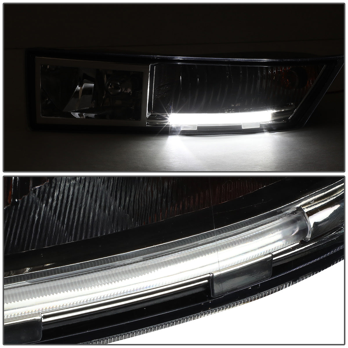 FAROS DE NIEBLA 07-13 CADILLAC ESCALADE EXT / 07-14 ESCALADE ESV - WITH SWITCH - CHROME / CLEAR