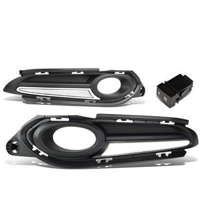 FAROS DE NIEBLA 16-18 HONDA HR-V - WITH DRL STRIP - BLACK / CLEAR