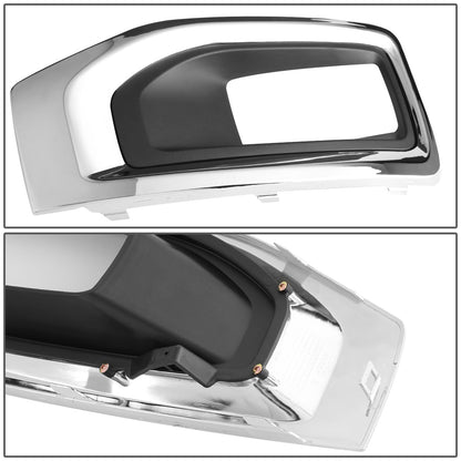FAROS DE NIEBLA 15-18 GMC YUKON, YUKON XL - HIGH POWERED LED - WITH SWITCH, BEZEL - CHROME / CLEAR