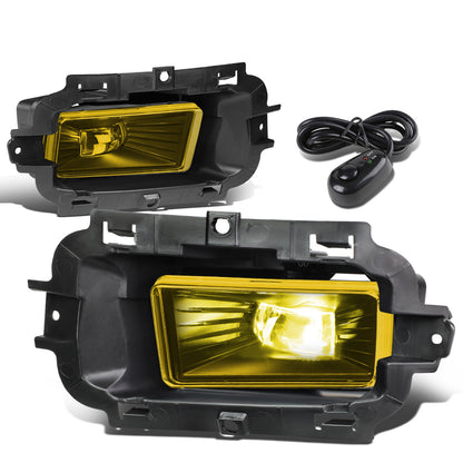 FAROS DE NIEBLA 14-15 CHEVY SILVERADO 1500 - HIGH POWERED LED - WITH SWITCH - CHROME / CLEAR