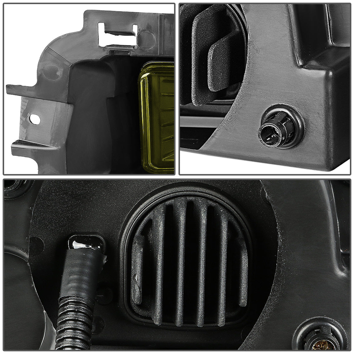 FAROS DE NIEBLA 14-15 CHEVY SILVERADO 1500 - HIGH POWERED LED - WITH SWITCH - CHROME / CLEAR