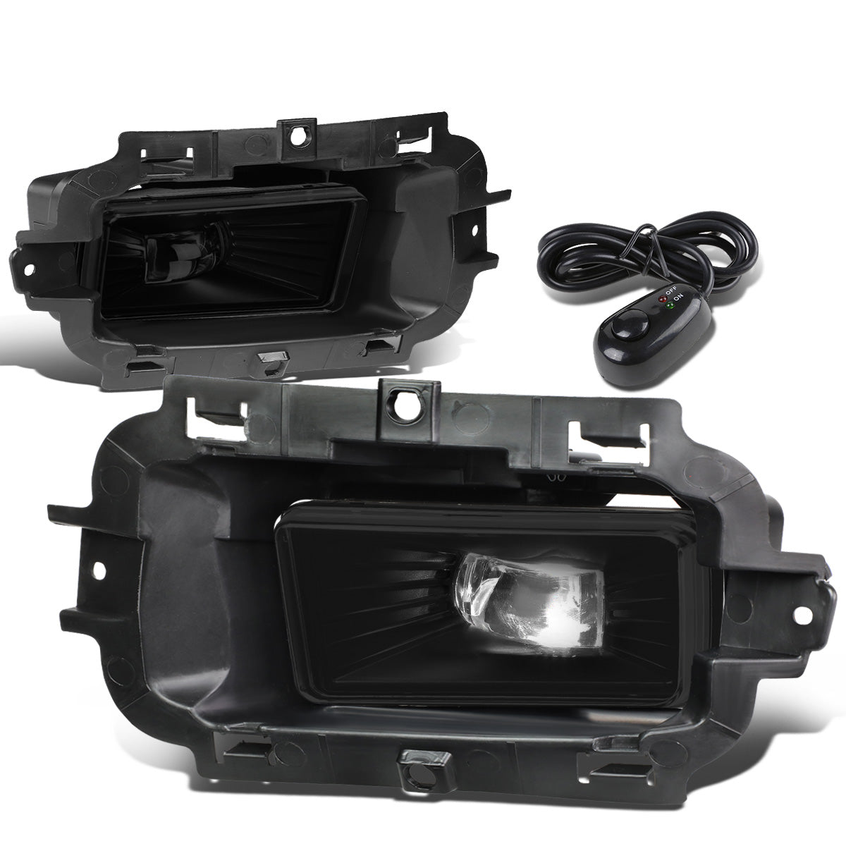 FAROS DE NIEBLA 14-15 CHEVY SILVERADO 1500 - HIGH POWERED LED - WITH SWITCH - SMOKE