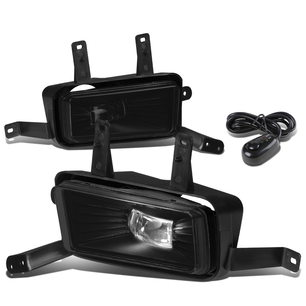 FAROS DE NIEBLA 15-20 CHEVY TAHOE, SUBURBAN, GMC YUKON, YUKON XL / 16-19 CHEVY SUBURBAN 3500HD - HIGH POWERED LED - WITH SWITCH - SMOKE