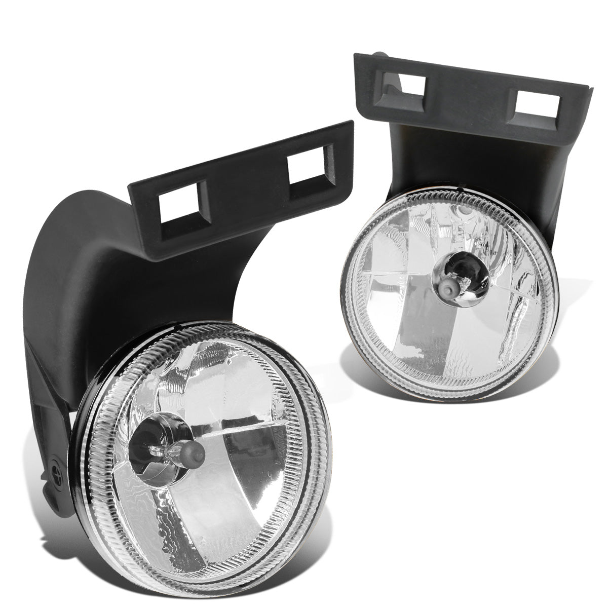 FAROS DE NIEBLA 94-98 DODGE RAM 1500, 2500, 3500 - FITS MODELS WITHOUT SPORT PACKAGE ONLY - NO SWITCH - CHROME / CLEAR
