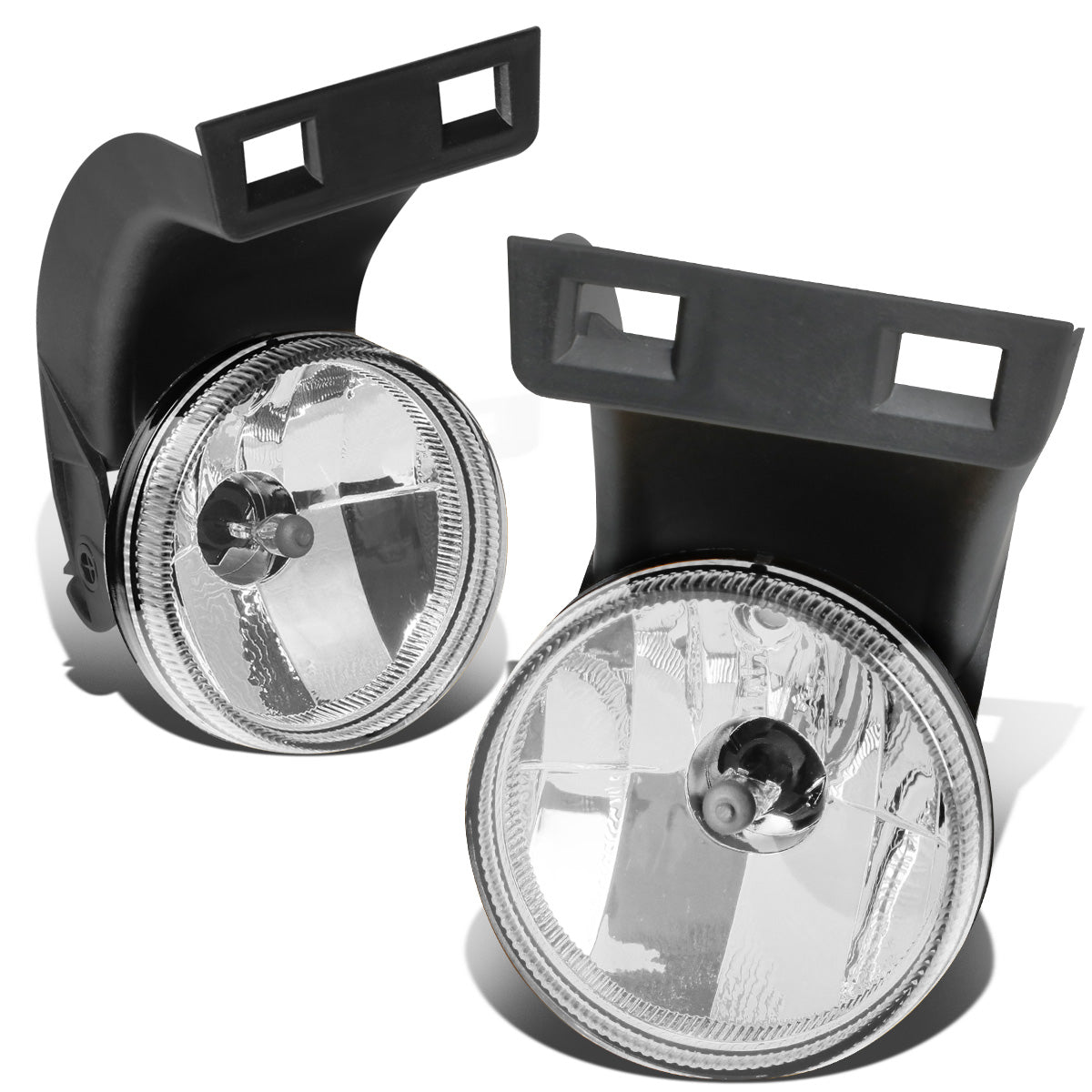 FAROS DE NIEBLA 94-98 DODGE RAM 1500, 2500, 3500 - FITS MODELS WITHOUT SPORT PACKAGE ONLY - NO SWITCH - CHROME / CLEAR