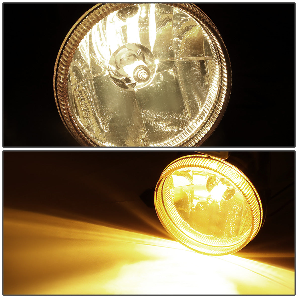 FAROS DE NIEBLA 94-98 DODGE RAM 1500, 2500, 3500 - FITS MODELS WITHOUT SPORT PACKAGE ONLY - NO SWITCH - CHROME / CLEAR