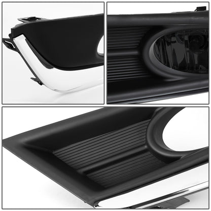 FAROS DE NIEBLA 17-18 HONDA CR-V - REQUIRES FOG LIGHT BRACKETS FOR INSTALLATION - WITH CHROME TRIM BEZEL - SMOKE