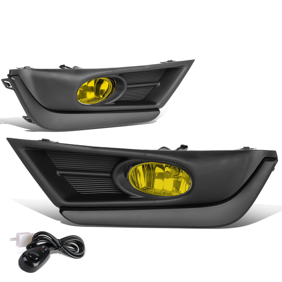 FAROS DE NIEBLA 17-18 HONDA CR-V - REQUIRES FOG LIGHT BRACKETS FOR INSTALLATION - WITH BLACK TRIM BEZEL - AMBER