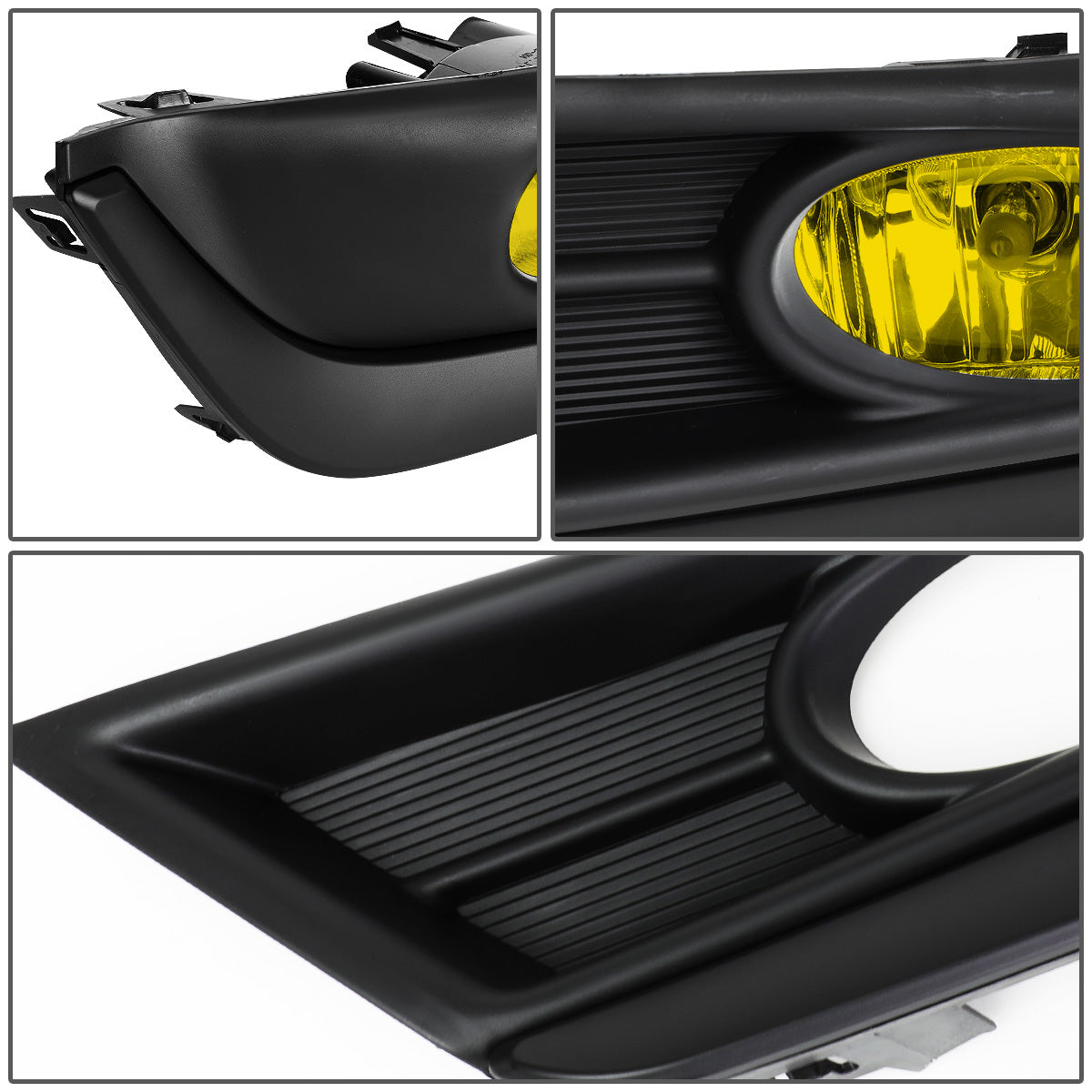 FAROS DE NIEBLA 17-18 HONDA CR-V - REQUIRES FOG LIGHT BRACKETS FOR INSTALLATION - WITH BLACK TRIM BEZEL - AMBER