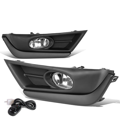 FAROS DE NIEBLA 17-18 HONDA CR-V - REQUIRES FOG LIGHT BRACKETS FOR INSTALLATION - WITH BLACK TRIM BEZEL - CHROME / CLEAR