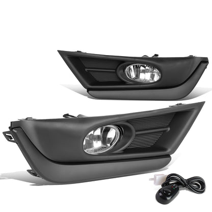 FAROS DE NIEBLA 17-18 HONDA CR-V - REQUIRES FOG LIGHT BRACKETS FOR INSTALLATION - WITH BLACK TRIM BEZEL - CHROME / CLEAR