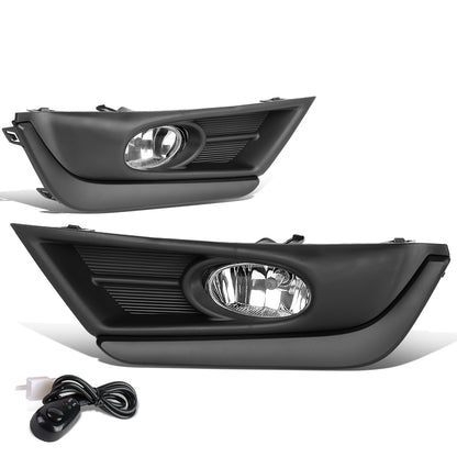 FAROS DE NIEBLA 17-18 HONDA CR-V - REQUIRES FOG LIGHT BRACKETS FOR INSTALLATION - WITH BLACK TRIM BEZEL - CHROME / CLEAR