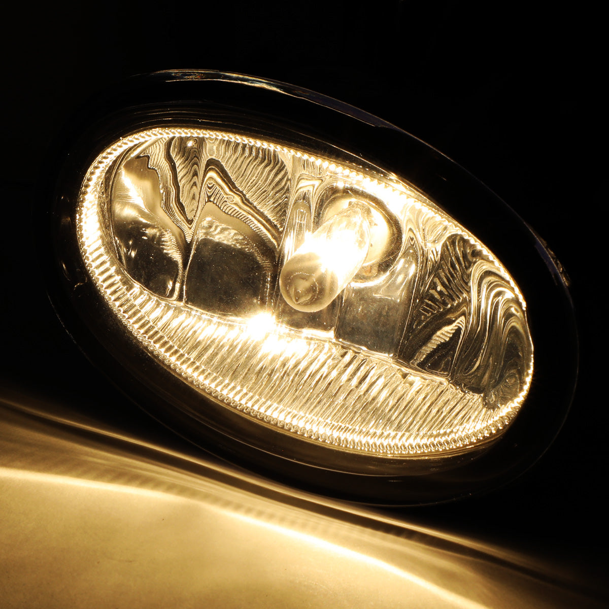 FAROS DE NIEBLA 17-18 HONDA CR-V - REQUIRES FOG LIGHT BRACKETS FOR INSTALLATION - WITH BLACK TRIM BEZEL - CHROME / CLEAR
