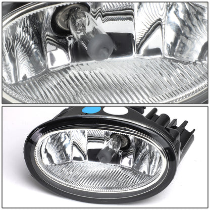 FAROS DE NIEBLA 17-18 HONDA CR-V - REQUIRES FOG LIGHT BRACKETS FOR INSTALLATION - WITH BLACK TRIM BEZEL - CHROME / CLEAR