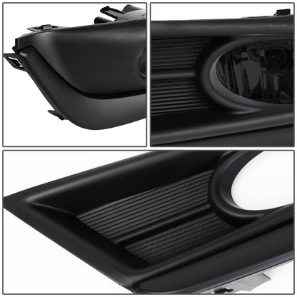 FAROS DE NIEBLA 17-18 HONDA CR-V - REQUIRES FOG LIGHT BRACKETS FOR INSTALLATION - WITH BLACK TRIM BEZEL - SMOKE