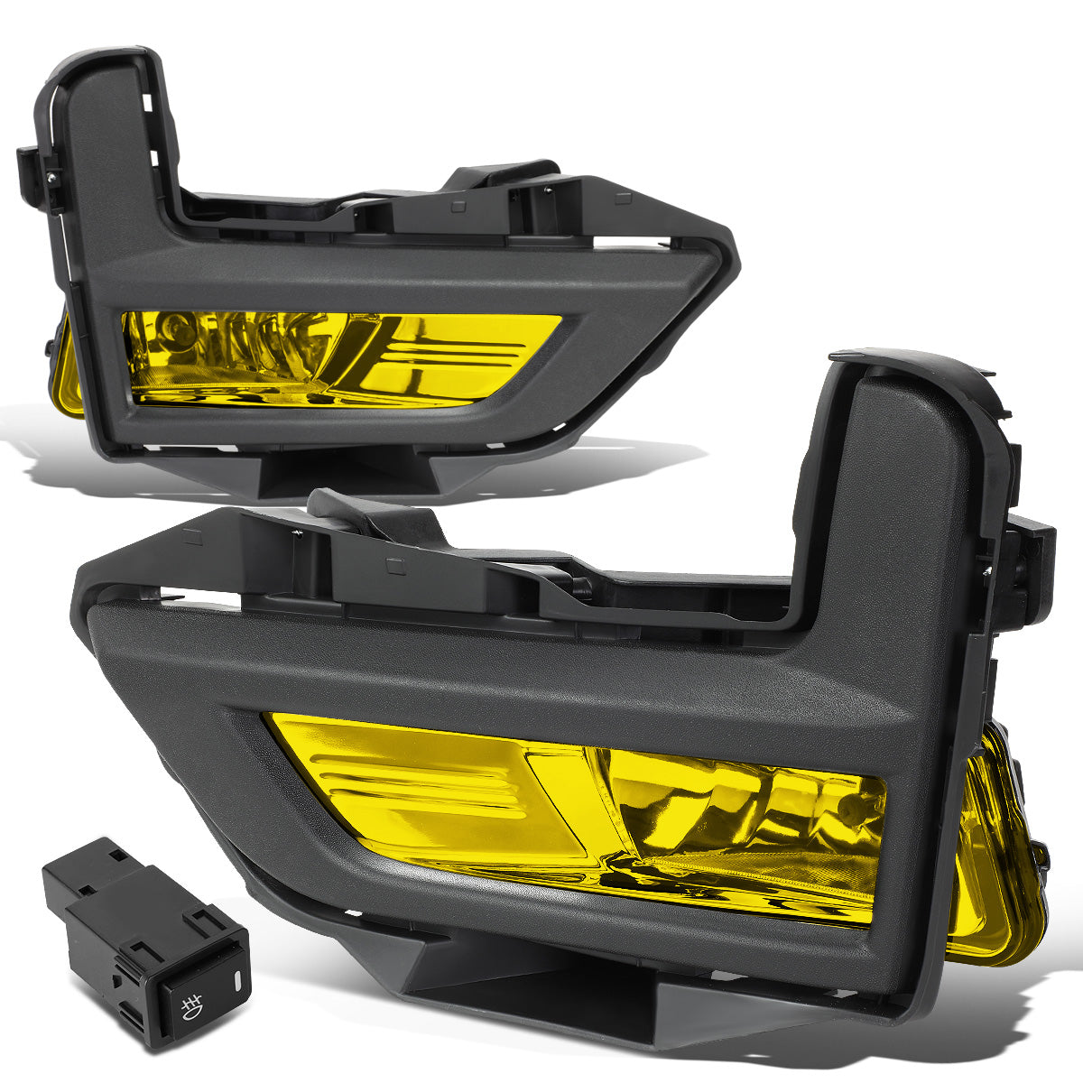 FAROS DE NIEBLA 17-18 NISSAN ROGUE - DOES NOT FIT SPORT MODELS - WITH BLACK BEZEL - AMBER