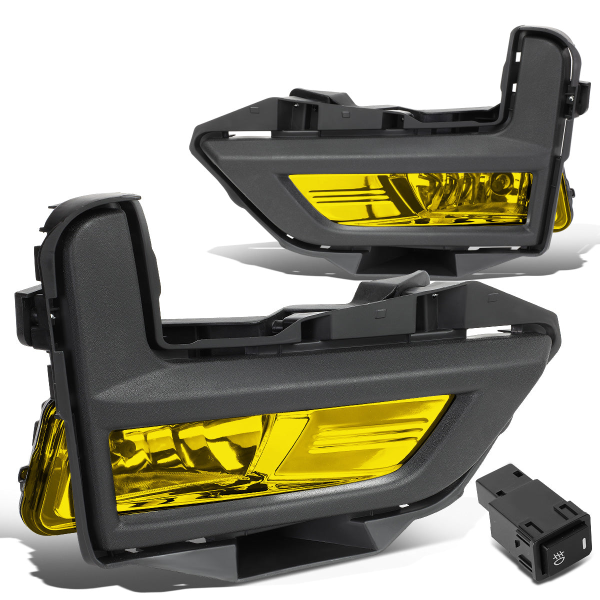 FAROS DE NIEBLA 17-18 NISSAN ROGUE - DOES NOT FIT SPORT MODELS - WITH BLACK BEZEL - AMBER