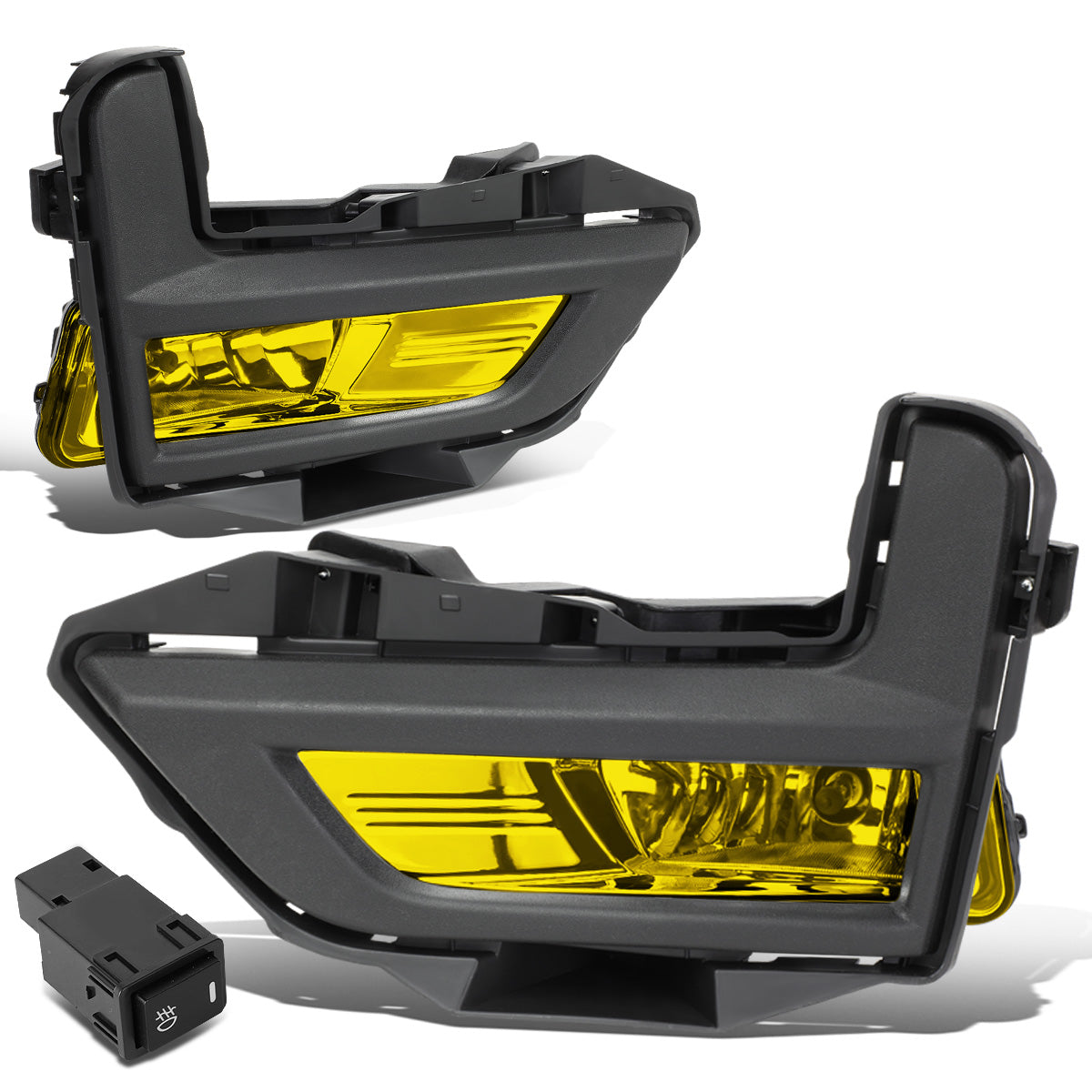 FAROS DE NIEBLA 17-18 NISSAN ROGUE - DOES NOT FIT SPORT MODELS - WITH BLACK BEZEL - AMBER