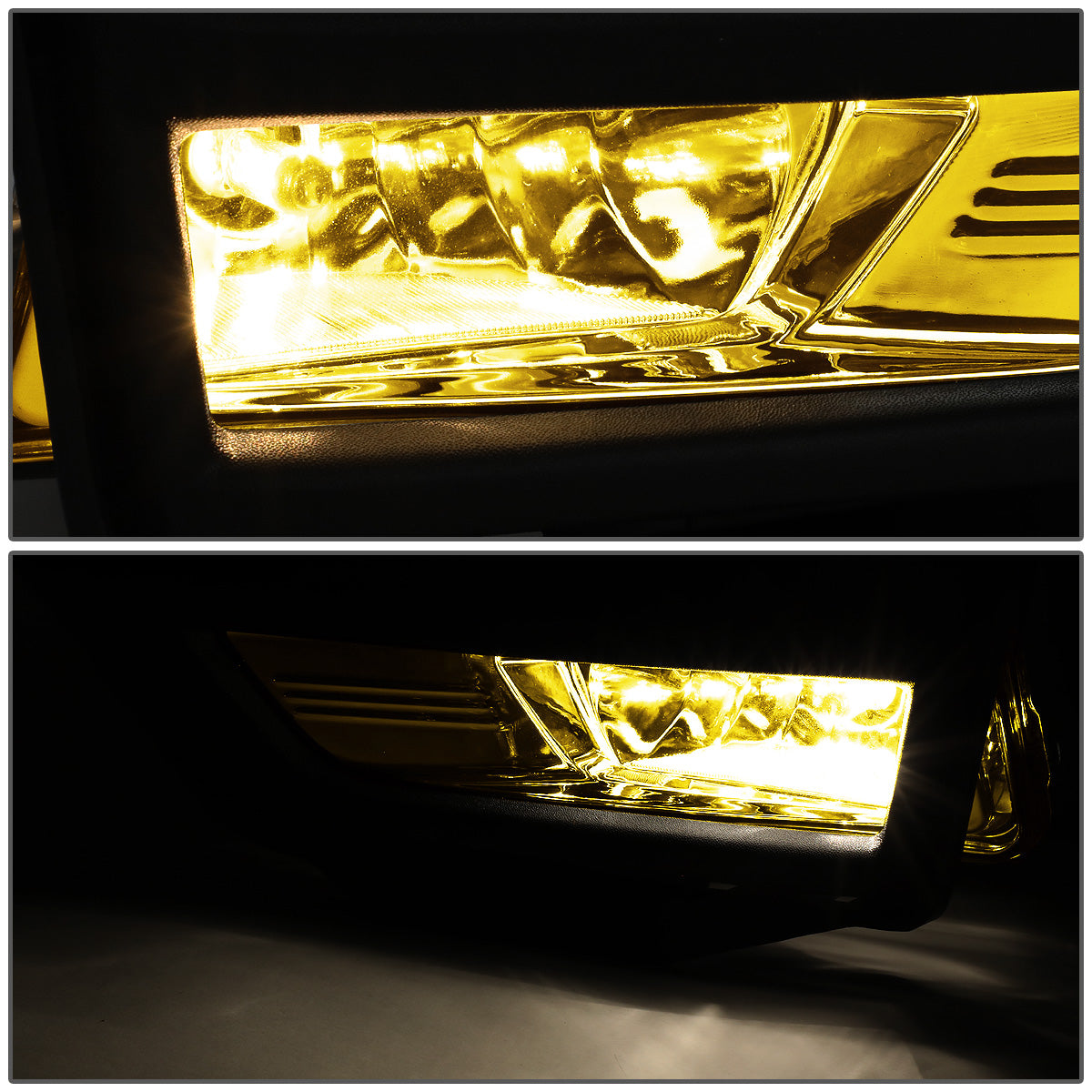 FAROS DE NIEBLA 17-18 NISSAN ROGUE - DOES NOT FIT SPORT MODELS - WITH BLACK BEZEL - AMBER