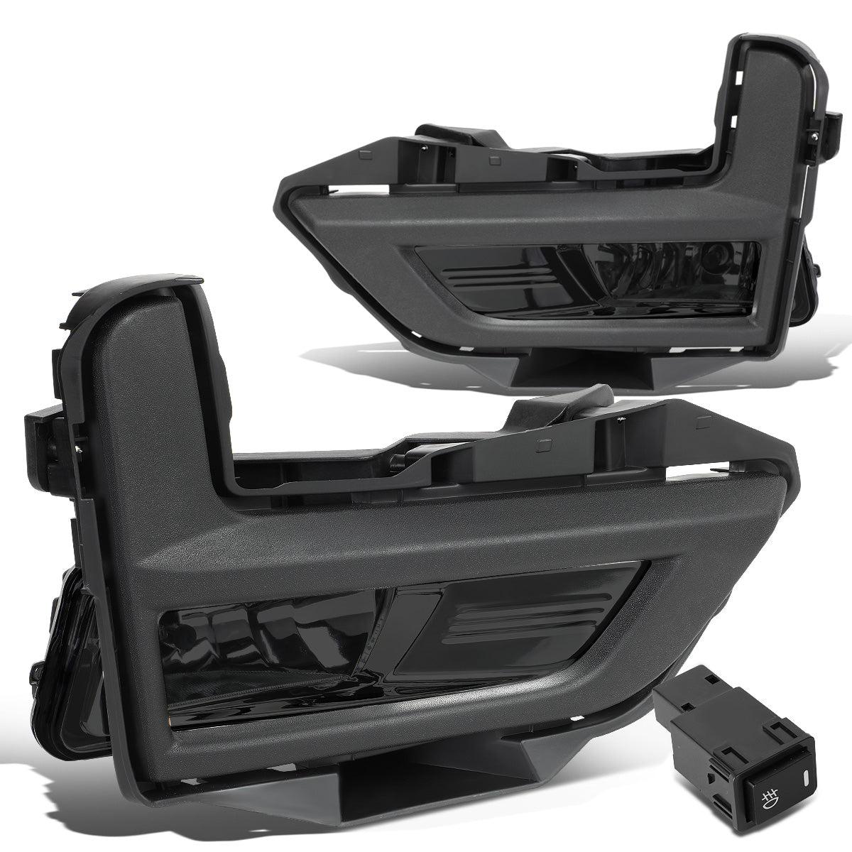 FAROS DE NIEBLA 17-18 NISSAN ROGUE - DOES NOT FIT SPORT MODELS - WITH BLACK BEZEL - SMOKE