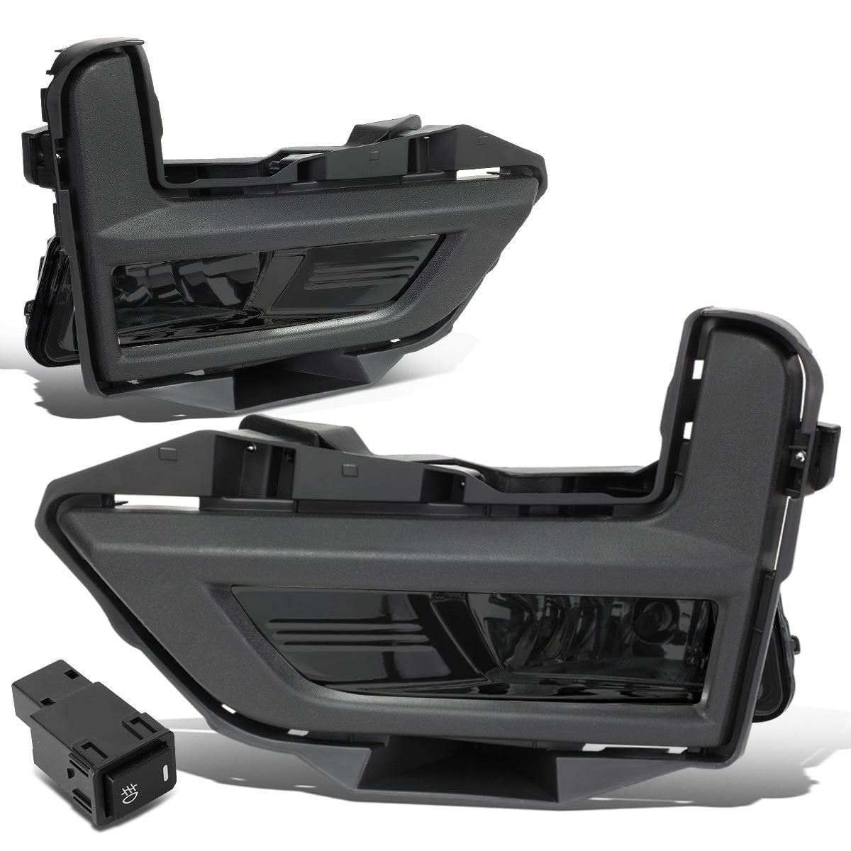 FAROS DE NIEBLA 17-18 NISSAN ROGUE - DOES NOT FIT SPORT MODELS - WITH BLACK BEZEL - SMOKE