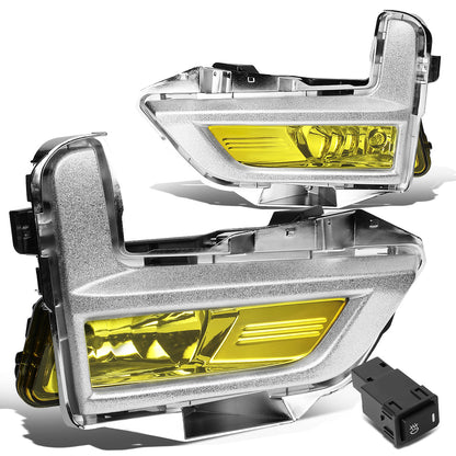 FAROS DE NIEBLA 17-18 NISSAN ROGUE - DOES NOT FIT SPORT MODELS - WITH CHROME BEZEL - AMBER